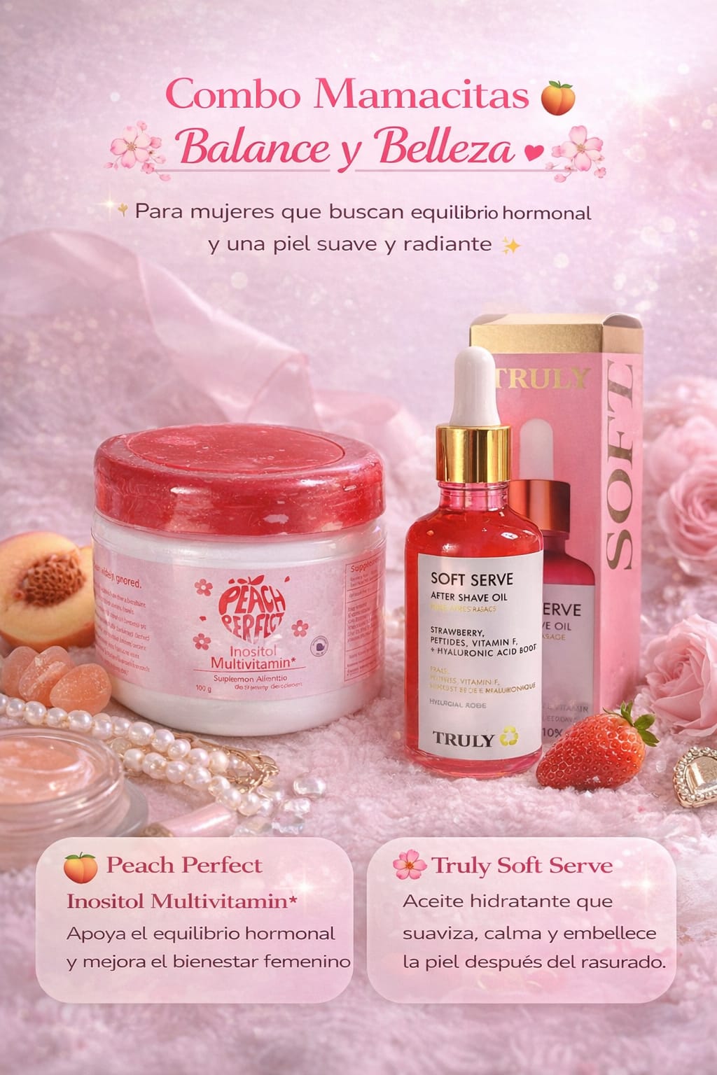 COMBO PEACHPERFECT+TRULY